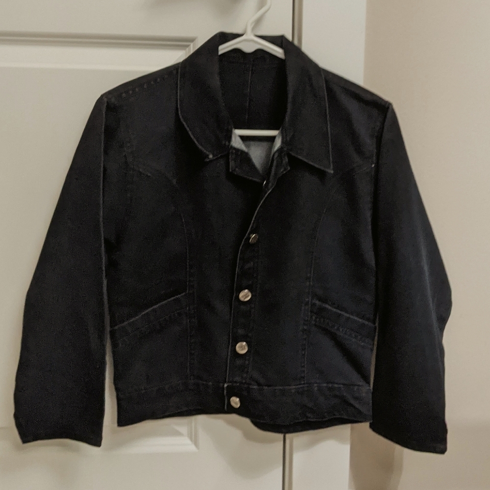 Black jacket denim